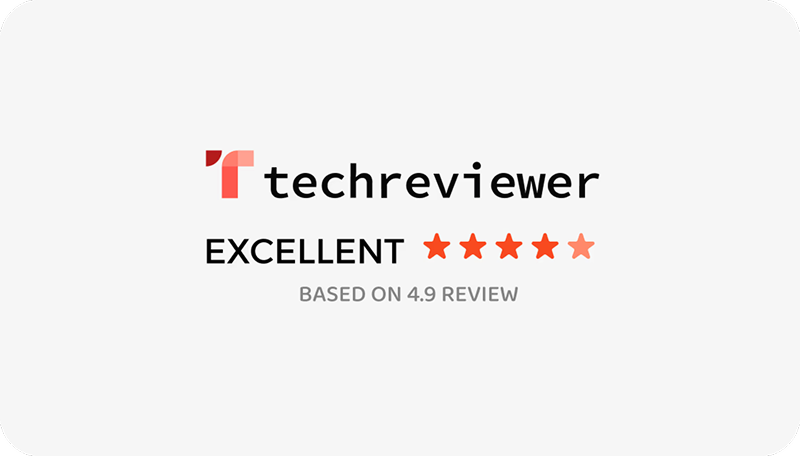 Techreviewer - Excellent, 4.9 Rating